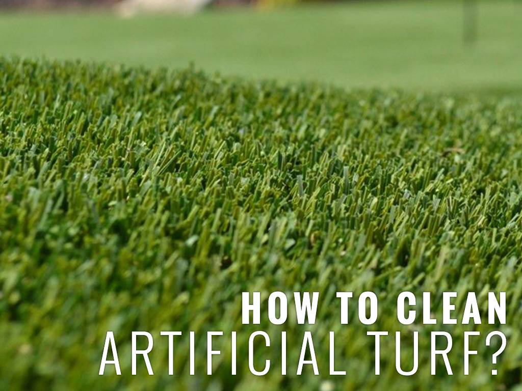 How to clean artificial turf