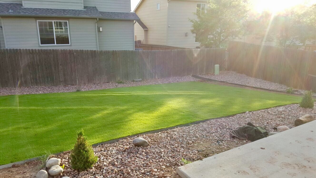 artificial turf 108